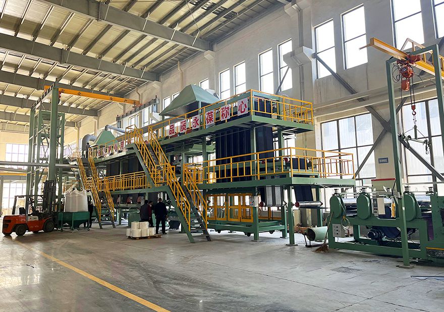 晶達第二條瀝青瓦生產線試產成功！