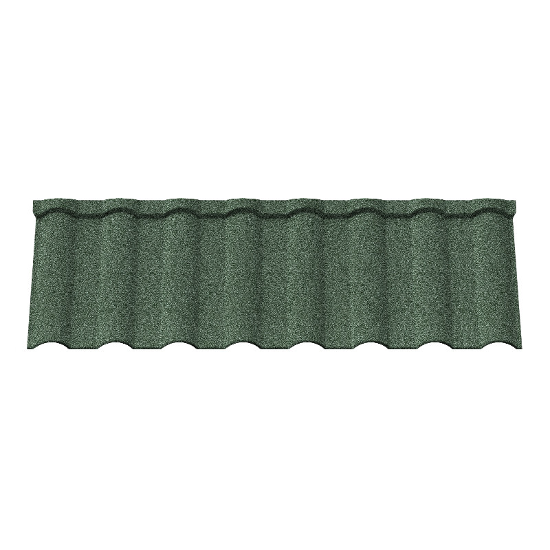 彩石金屬瓦-羅馬型（森林綠）